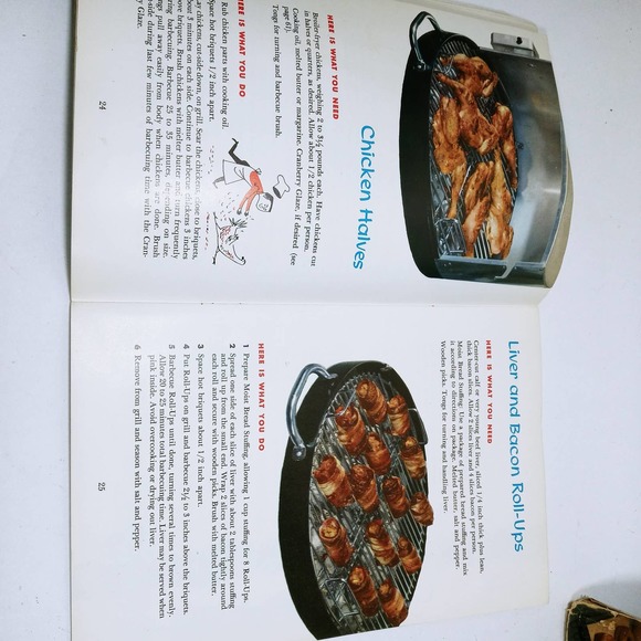 Vintage How to Cook Outdoors Garden Mark USA (bb2) - Picture 6 of 8